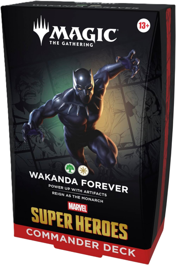 Deck Commander FR Wakanda pour toujours Marvel Super Heroes MTG