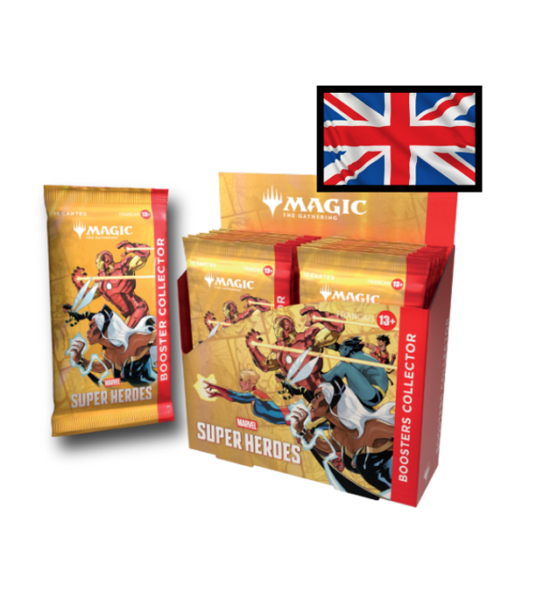 Display collector anglais Marvel Super Heroes MTG