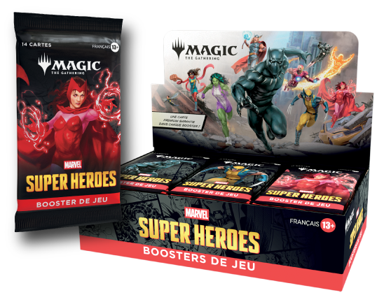 Display Jeu Marvel Super Heroes MTG