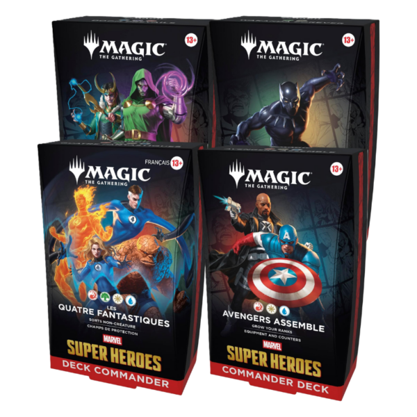 Display commander français Marvel Super Heroes MTG