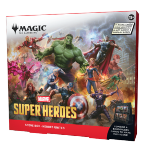 coffret scene united hero marvel super hero magic the gathering